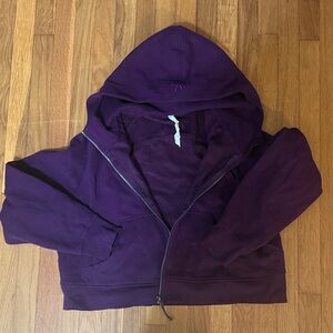 Lululemon Scuba Oversized Full Zip Deep Magenta